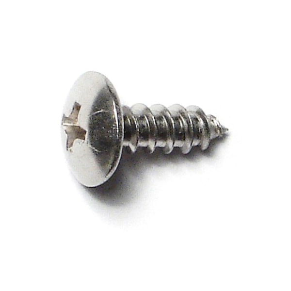 Midwest Fastener Sheet Metal Screw, #8 x 1/2 in, 18-8 Stainless Steel Truss Head Phillips Drive, 100 PK 51754 - main